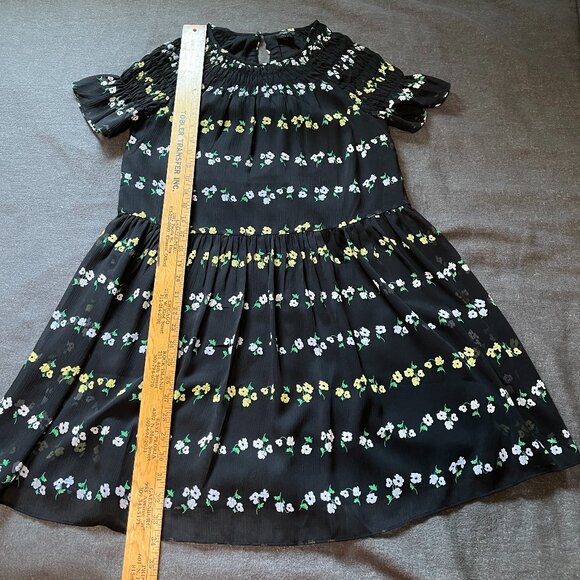 NWOT Ann Taylor Floral Petit Smocked Shift Dress - Picture 9 of 9